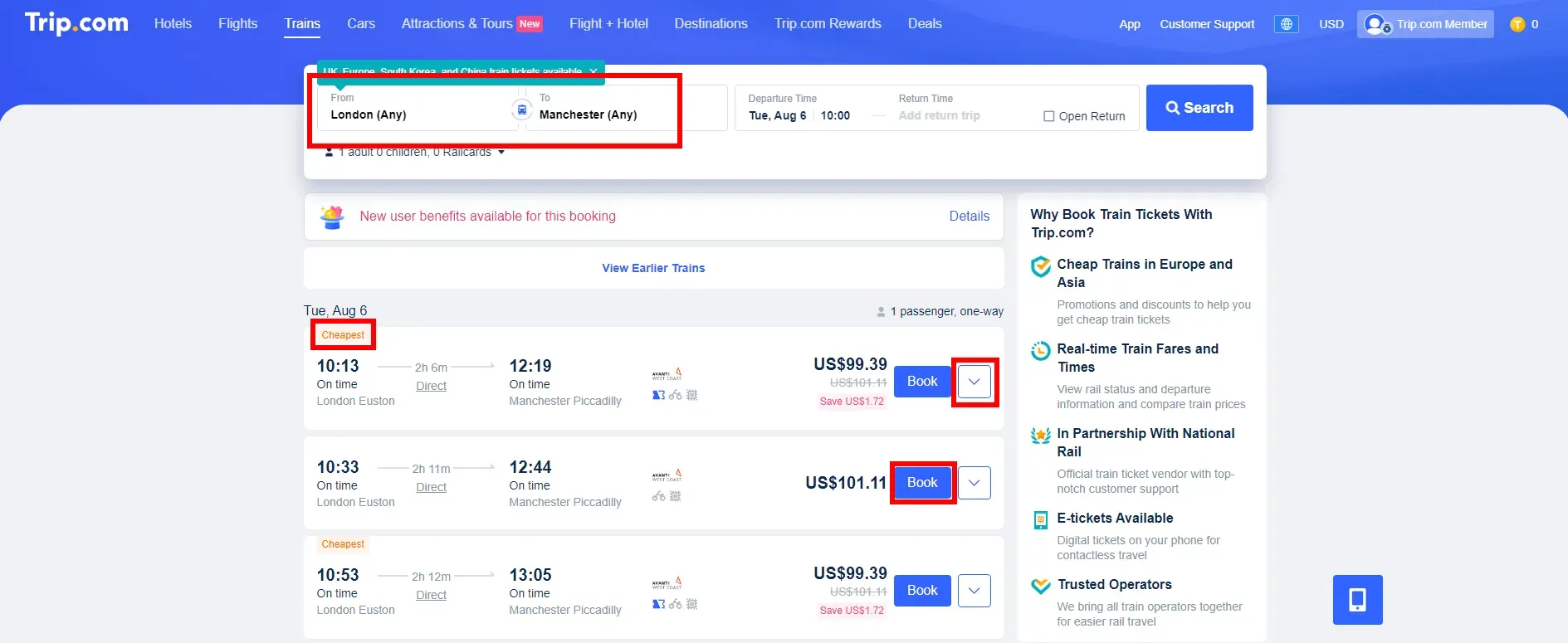How to get European Train Ticket
